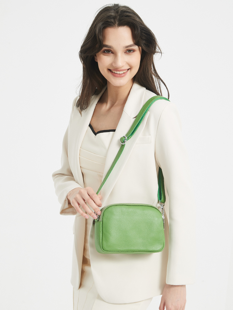 Women Bags Zip - Zency Dames Kleine Crossbody Tas Echt