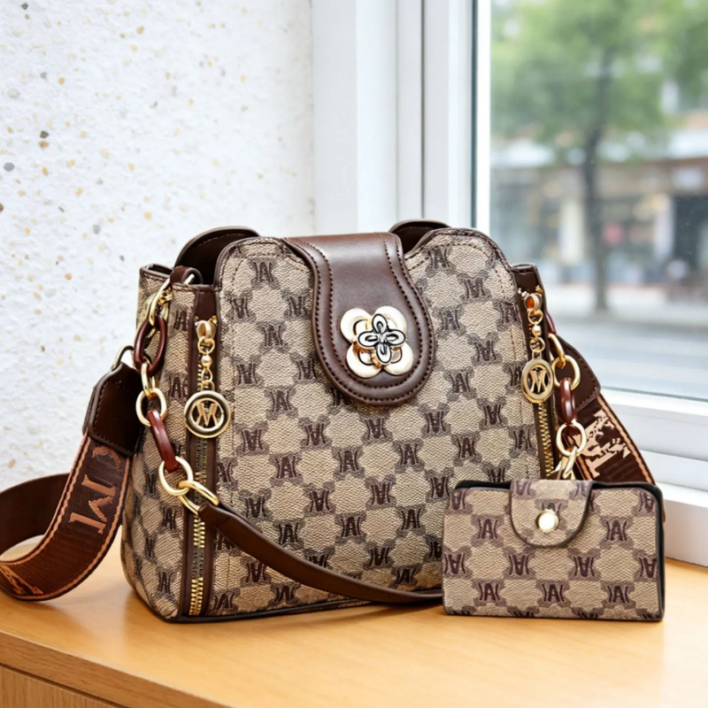 Women'S Bags For Work - vintage schoudertas met letterprint, modieuze en