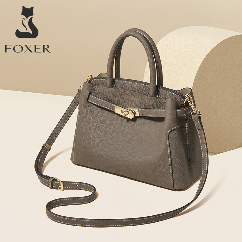 Women Bags Discount - FOXER Echt Leer Dames Handtas Luxe