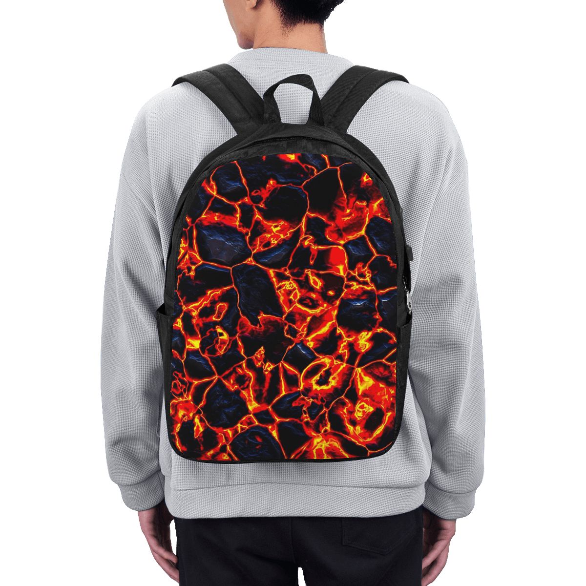 Women'S Bags Travel - Magma Volcano Lava Fire Rugzak Reisnotebooktas