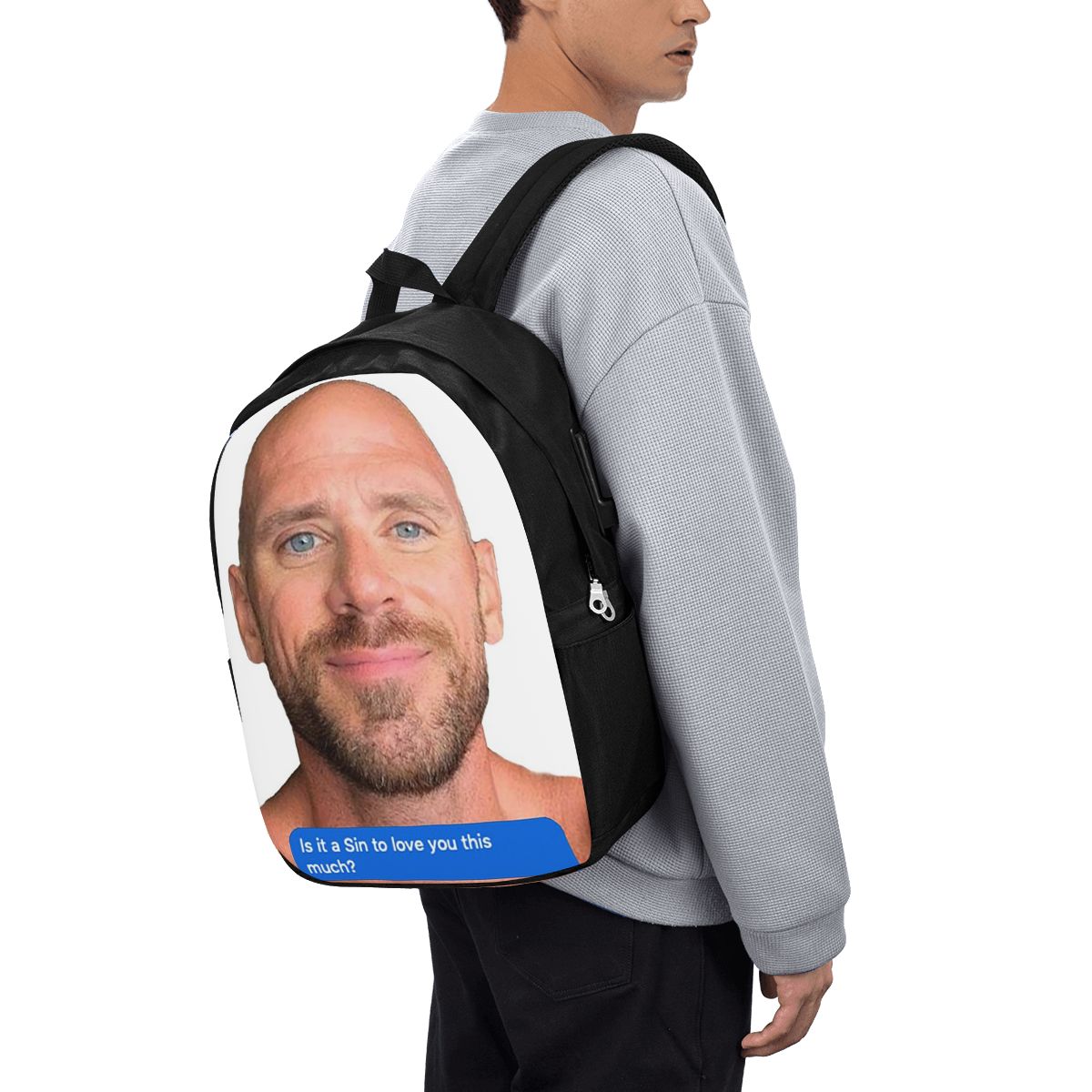 Women'S Bags Travel - Johnny Sins Flirty Text Bubble Rugzak