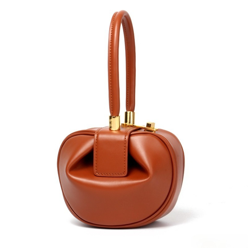 Top Handle Structured - Dames handtas luxe echt leder schoudertas