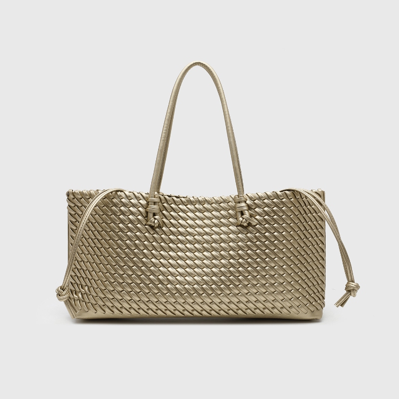 Women'S Bags For Work - Designer luxe PU geweven tote bag,