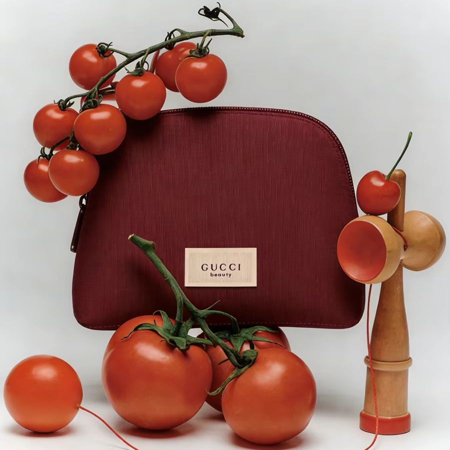 Women Bags Gucci - Gucci Gucci's tas Dames Rood Canvas
