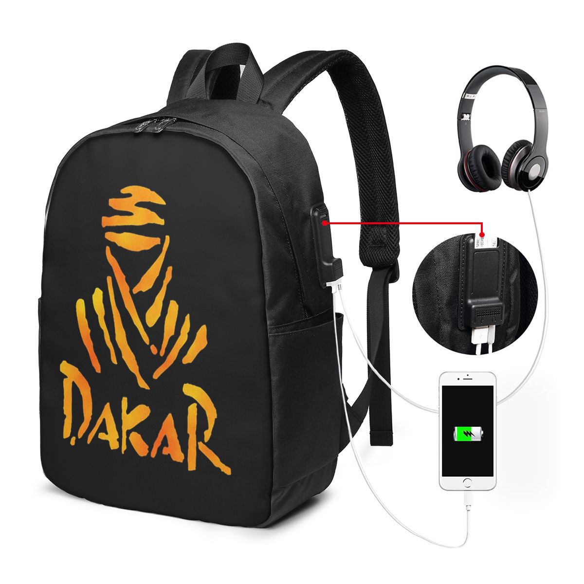 Women'S Bags Travel - Dakar Rally motorfietsrugzak Reisnotebooktas Computer Student