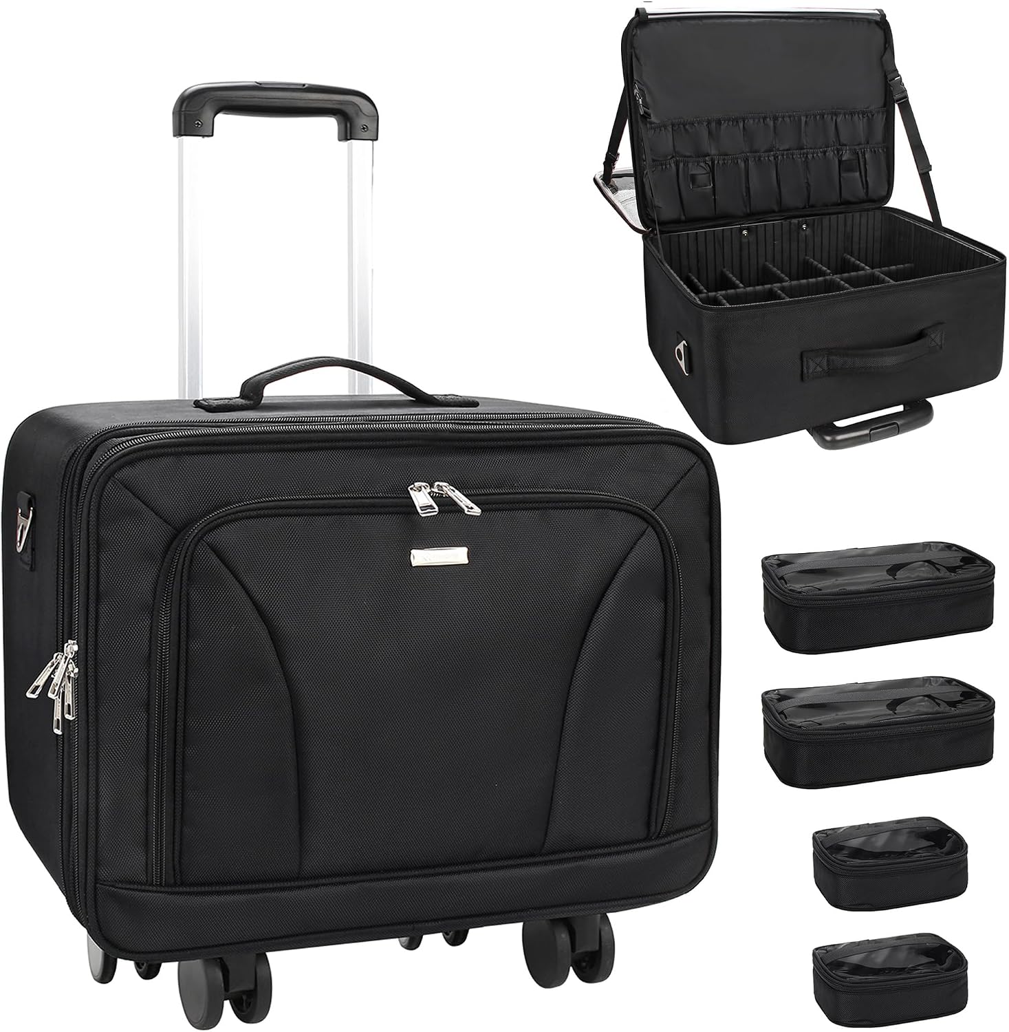 Women'S Bags Travel - Extra grote rollende make-up koffer met