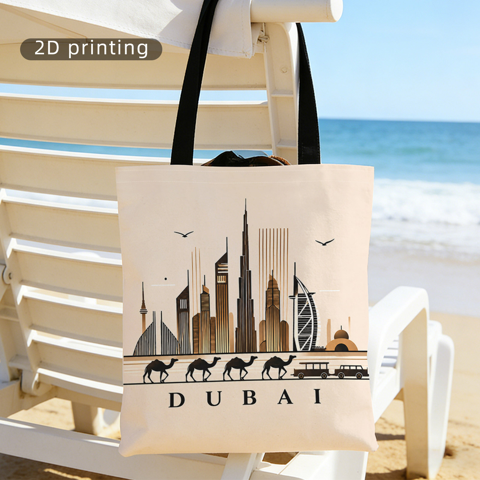 Women Bags In Dubai - Handtas met patroonprint Grote capaciteit Schoudertas