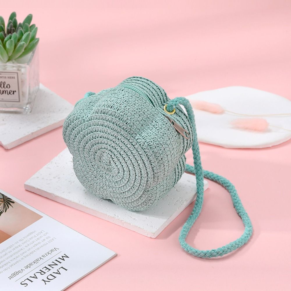 Woven Straw Bag - Hoge kwaliteit geweven stro schoudertassen Leuke