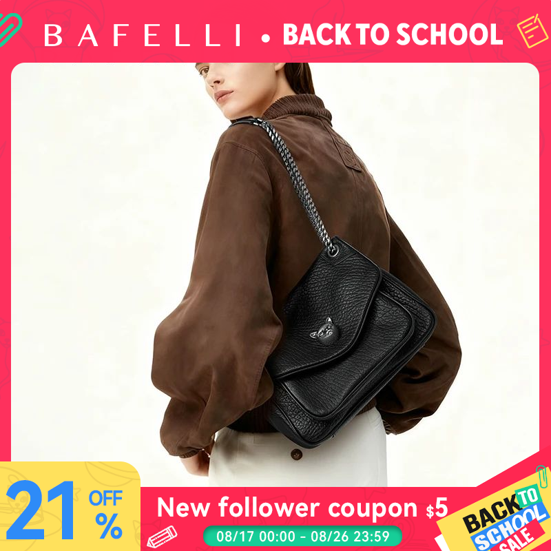 Women Bags For Airport - BAFELLI Trendy Tote Bag met ketting