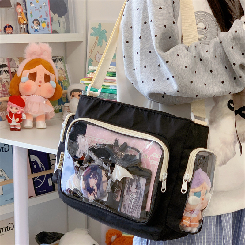 Women Bags Rack - Trendy transparante crossbodytas voor meisjes Schoudertas