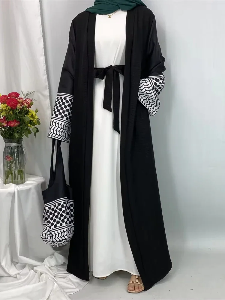 Women Bags In Dubai - Moslim Lange Jurk Vrouwen Open Abaya