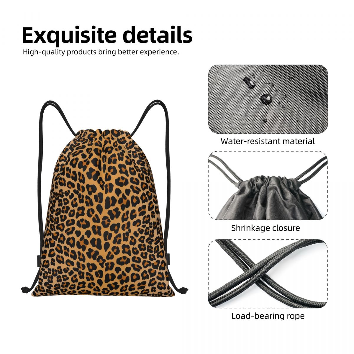 Aangepaste Luipaardprint Trekk - Women'S Yoga Bags recensie en prijs