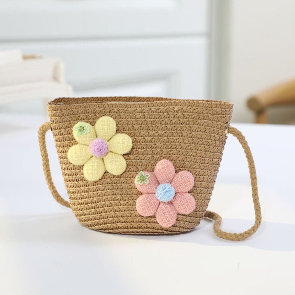 Handgemaakte geweven meisjesbl - Woven Straw Bag recensie en prijs