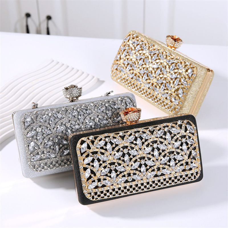 Luxe diamanten metalen frame a - Women Bags In Dubai recensie en prijs
