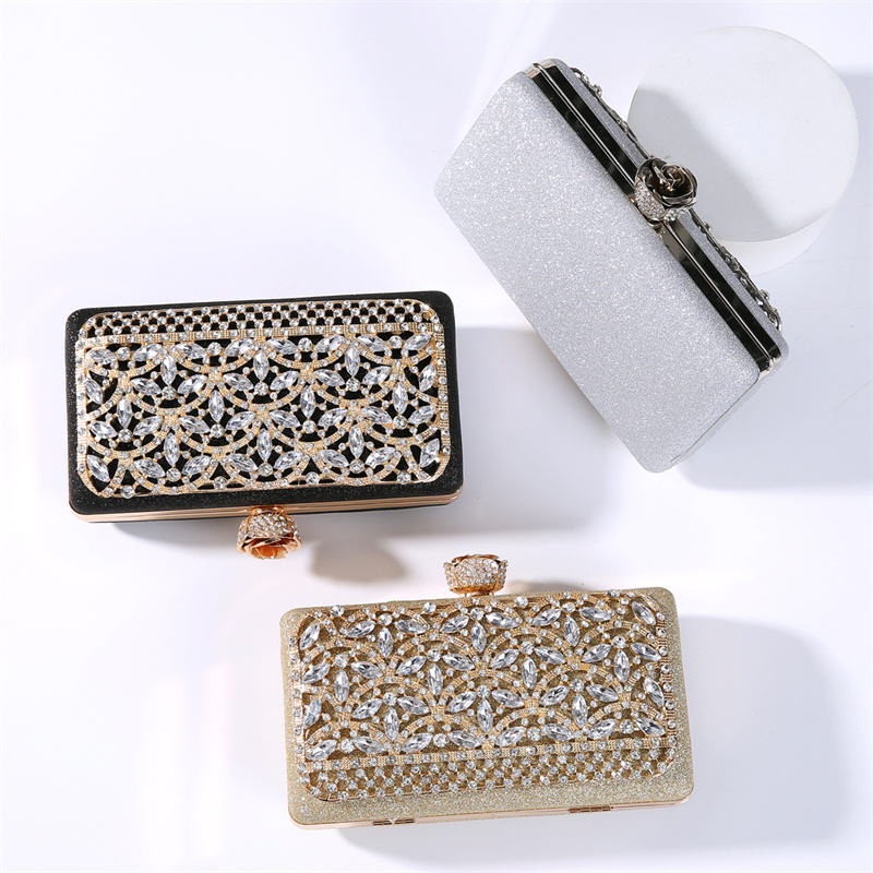 Luxe diamanten metalen frame a - Women Bags In Dubai recensie en prijs