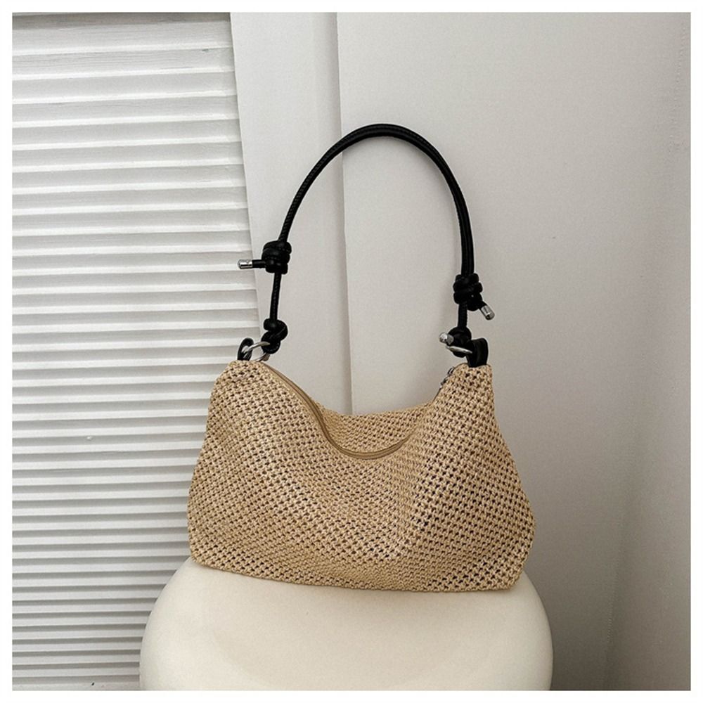 Mode geweven stro tas handgema - Woven Straw Bag recensie en prijs