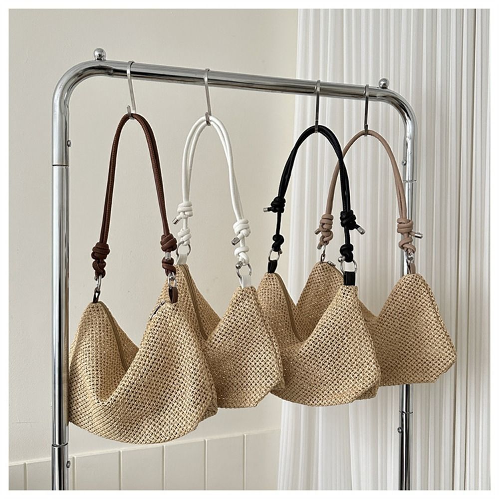 Mode geweven stro tas handgema - Woven Straw Bag recensie en prijs