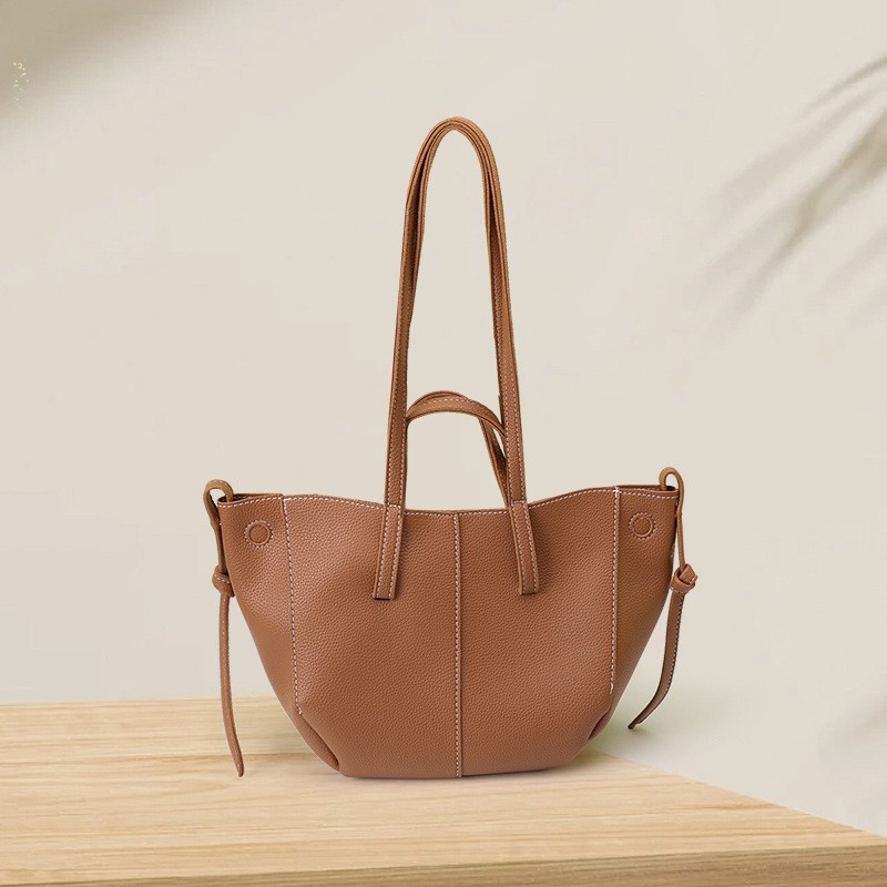 Bruine draagtas met vleugelvor - Top Handle Structured recensie en prijs