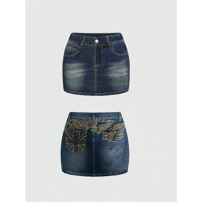 Zomer Denim Retro Kort Rokje v - Women Bags Mini recensie en prijs