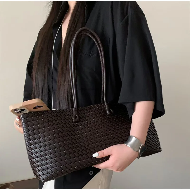 Designer luxe PU geweven tote  - Women'S Bags For Work recensie en prijs