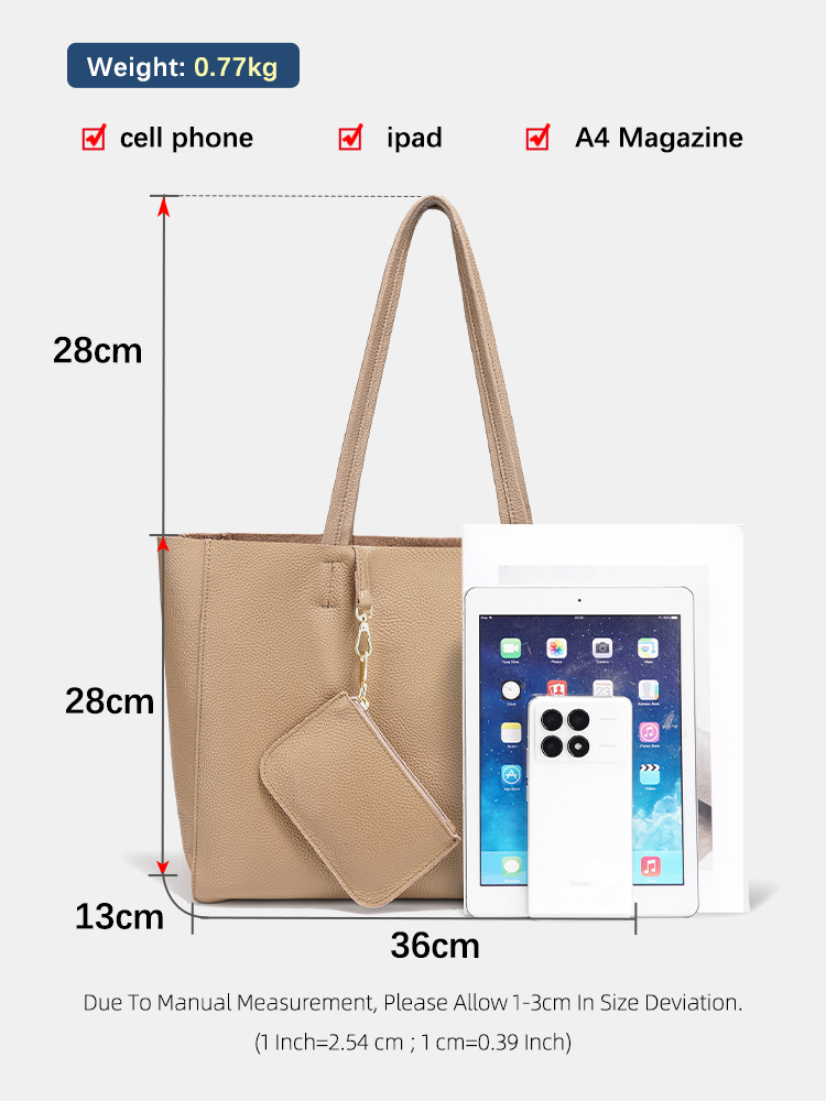 Zency Echt leer Grote draagtas - Women'S Bags For Work recensie en prijs