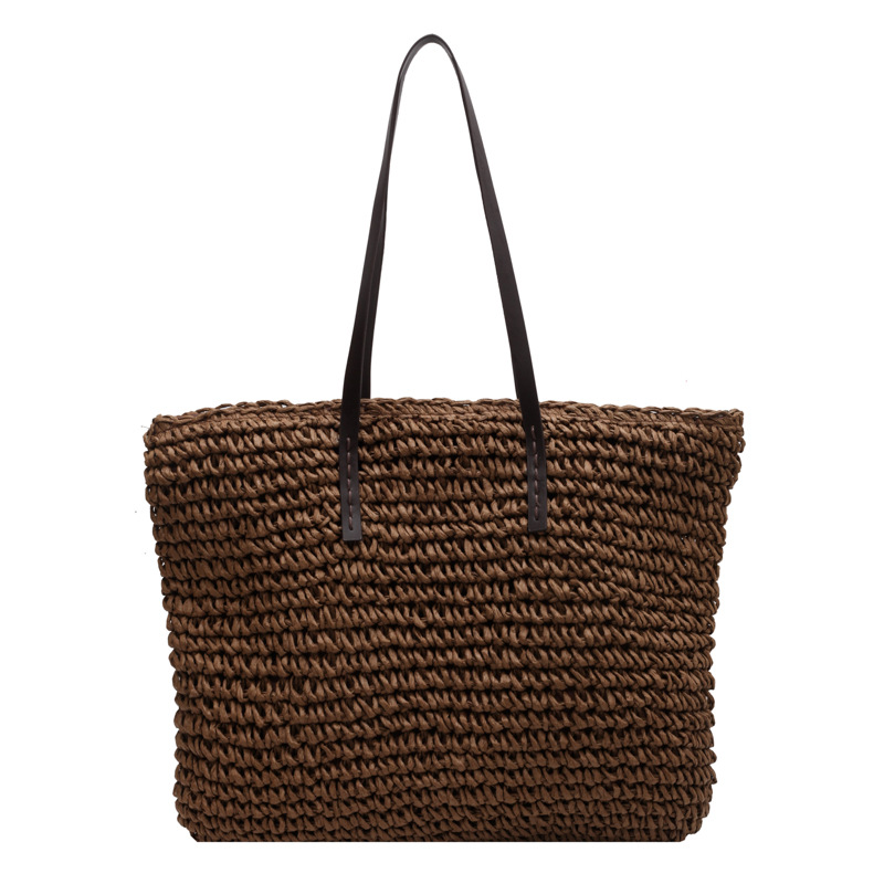 Strogeweven draagtassen Casual - Woven Straw Bag recensie en prijs