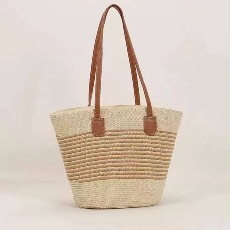 CLAREGQI gestreepte stro-tas v - Woven Straw Bag recensie en prijs
