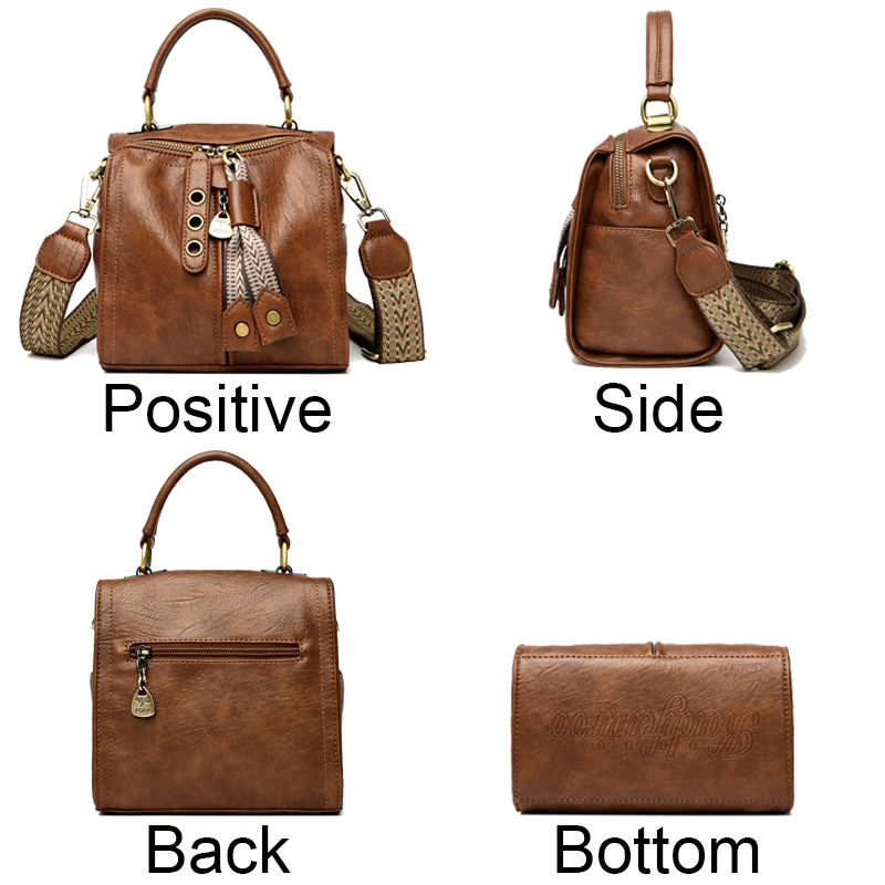 Koe Lederen Vrouwen Messenger  - Women Bags Rack recensie en prijs