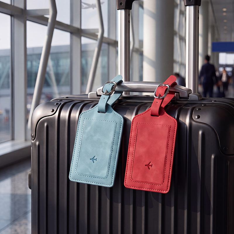 1PC PU Lederen Bagage Label Da - Women Bags Name recensie en prijs