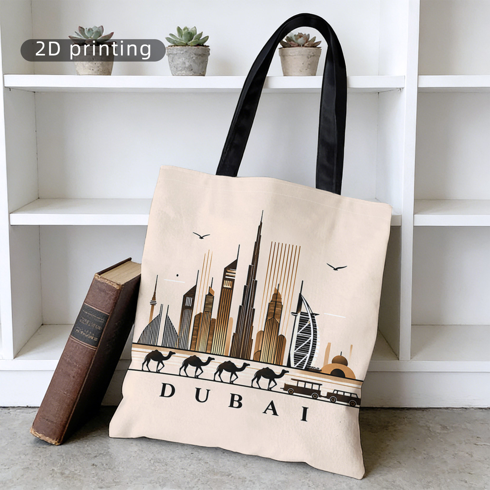 Handtas met patroonprint Grote - Women Bags In Dubai recensie en prijs