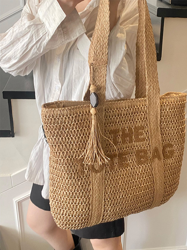 Zomer Strand Reizen Grote capa - Woven Straw Bag recensie en prijs