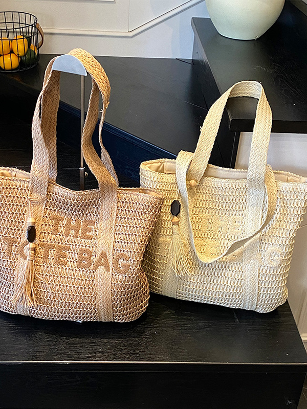 Zomer Strand Reizen Grote capa - Woven Straw Bag recensie en prijs