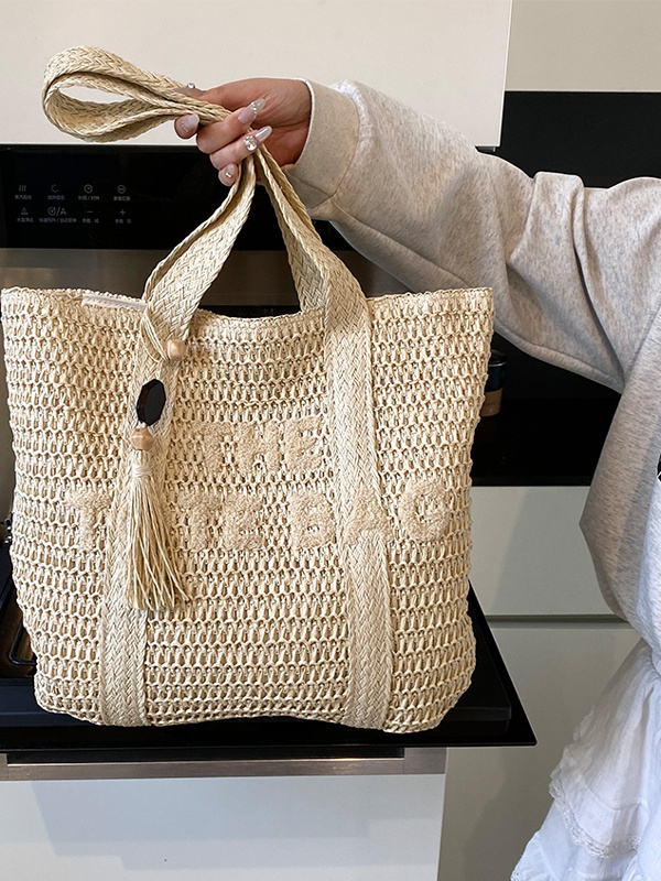 Zomer Strand Reizen Grote capa - Woven Straw Bag recensie en prijs