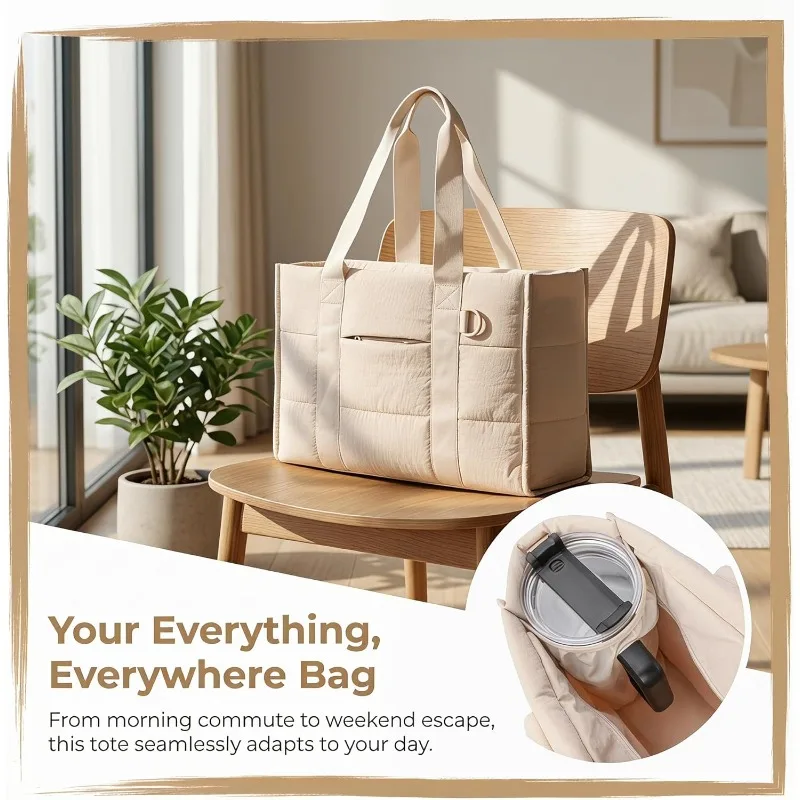 Tote Bag voor dames, lichtgewi - Women'S Work Bags Tote recensie en prijs