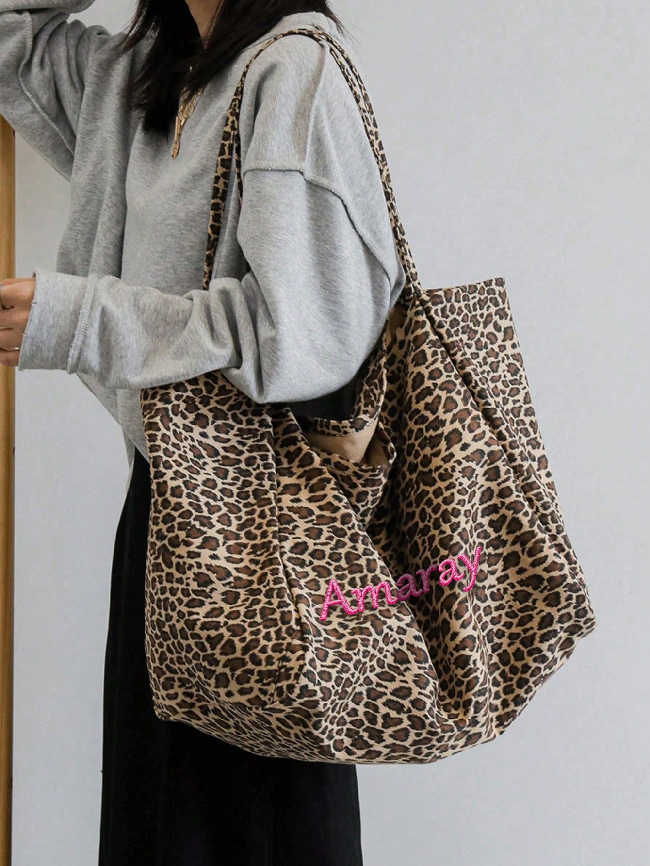 Aangepaste naam luipaardprint  - Women Bags Name recensie en prijs