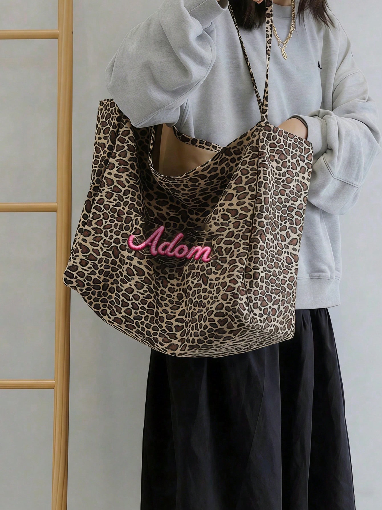 Aangepaste naam luipaardprint  - Women Bags Name recensie en prijs