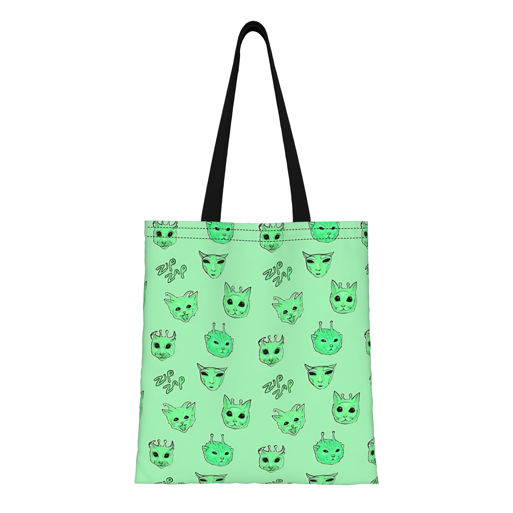 Cat meme Alien Cat Zip Zap Mem - Women Bags Zip recensie en prijs