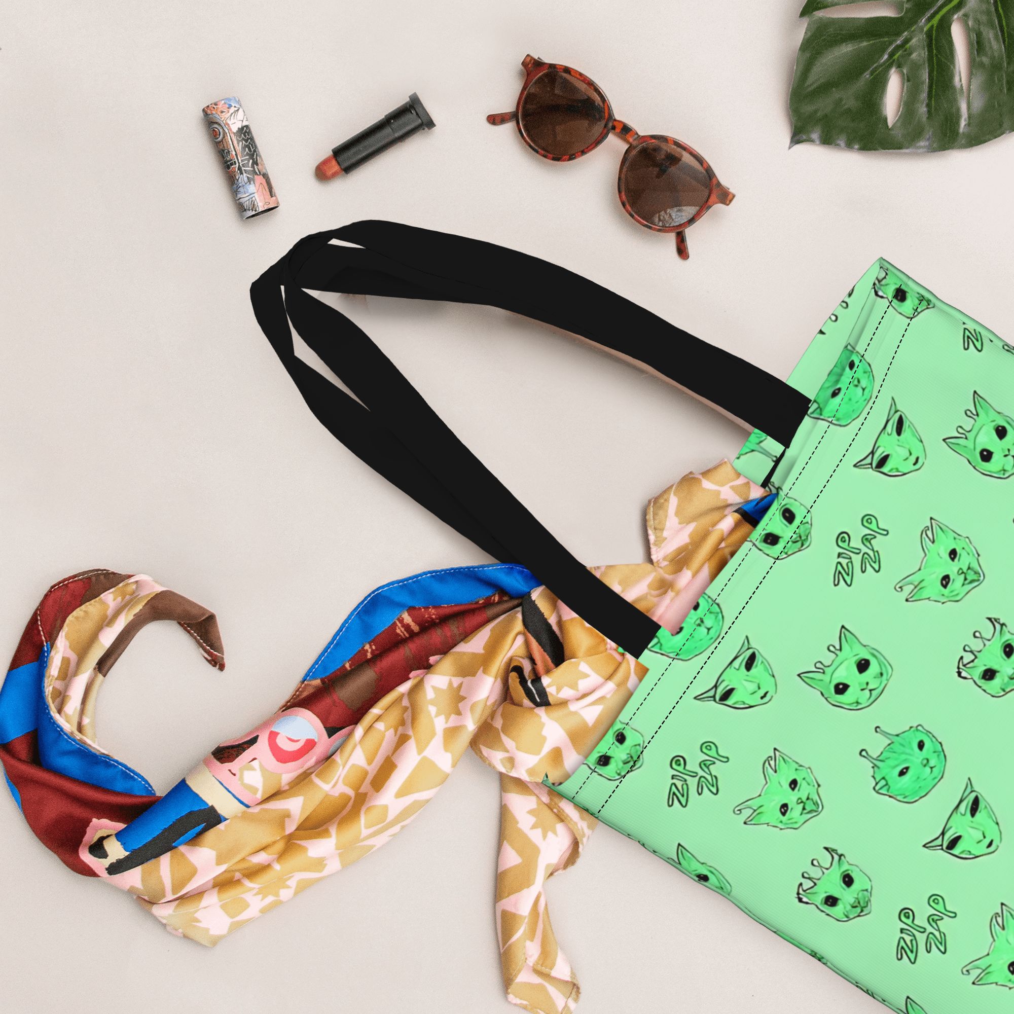 Cat meme Alien Cat Zip Zap Mem - Women Bags Zip recensie en prijs