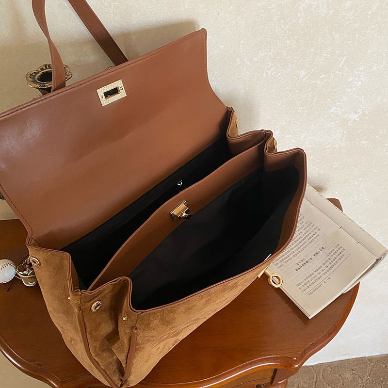 Faux suède dameshandtas Grote  - Women Bags For Airport recensie en prijs