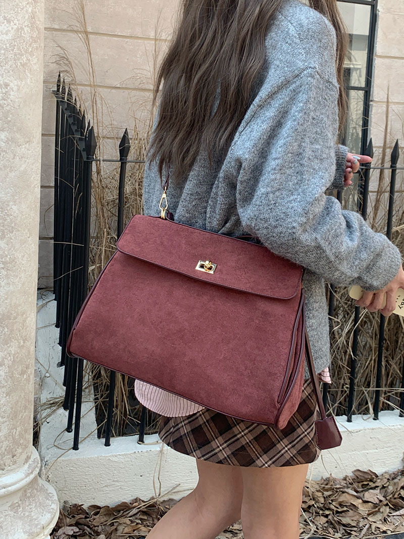 Faux suède dameshandtas Grote  - Women Bags For Airport recensie en prijs
