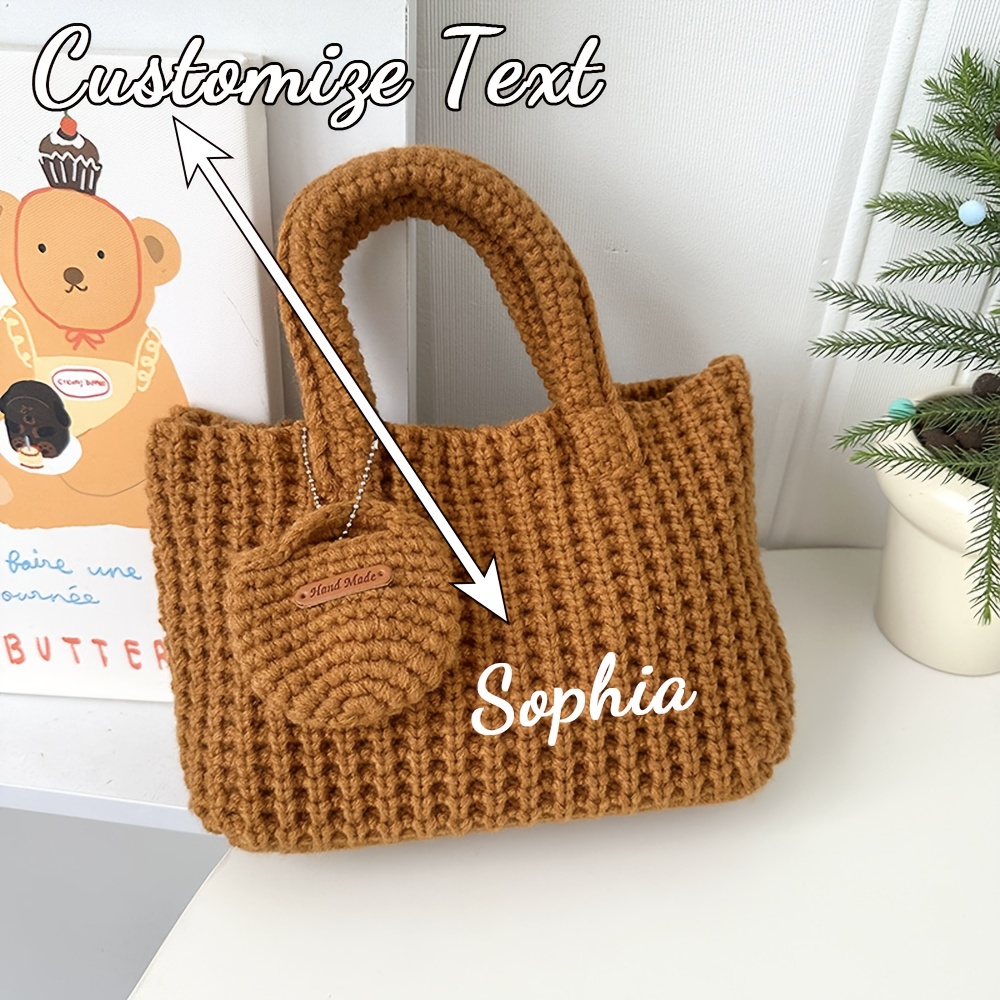 Op maat gemaakte gebreide draa - Women Bags Name recensie en prijs