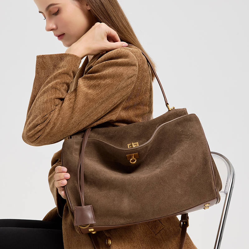 Echt leren damestas met grote  - Women Bags For Airport recensie en prijs