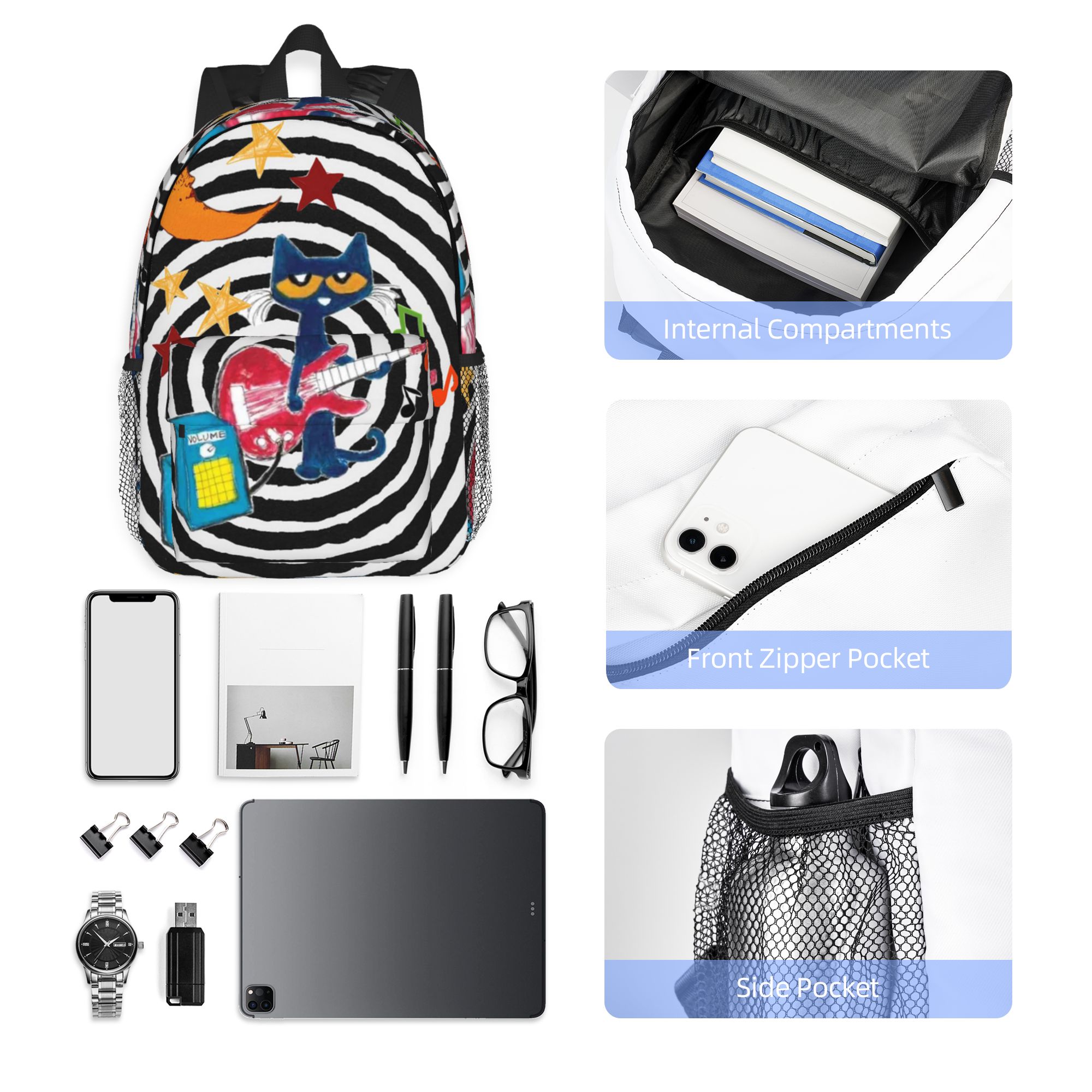 Pete The Cat Rugzak Hot Sale D - Women Bags Discount recensie en prijs