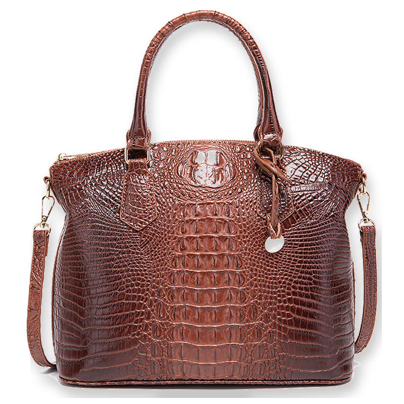 Dames vintage handtas met krok - Top Handle Structured recensie en prijs